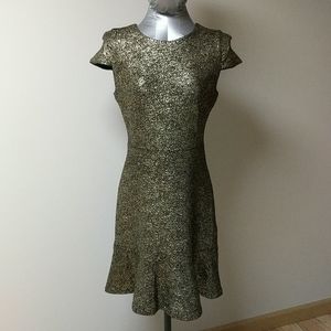 Michael Kors Gold Glitter Dress